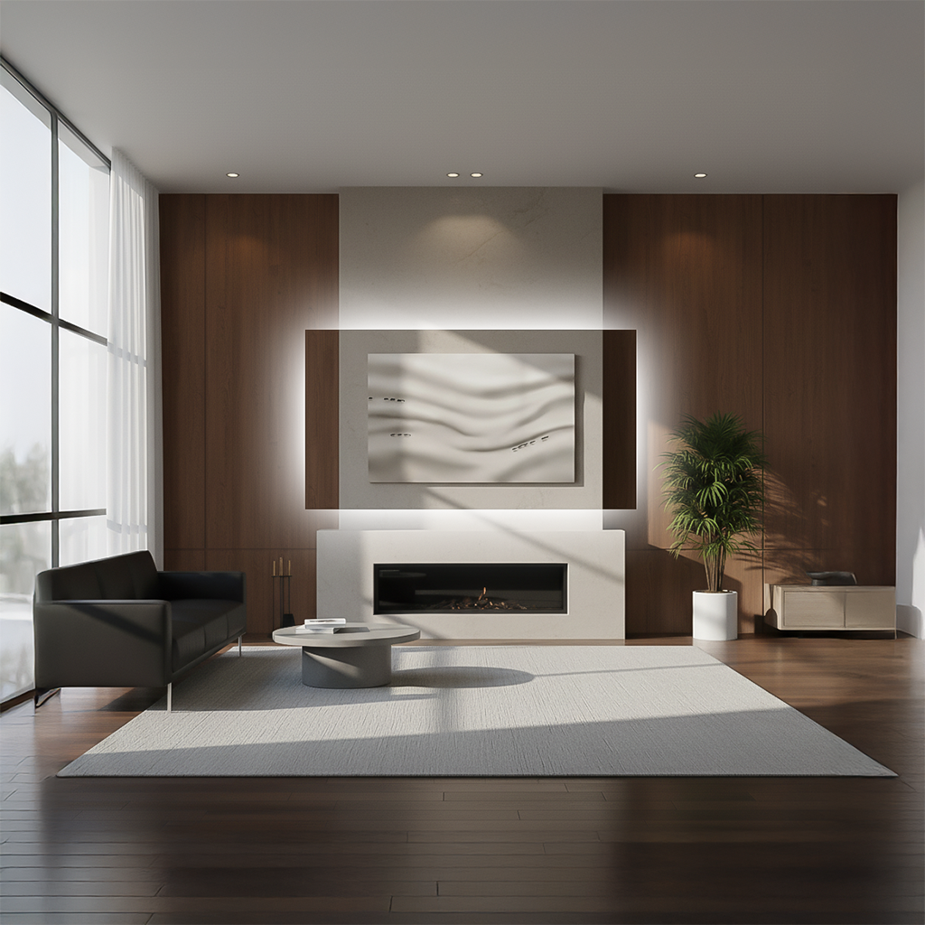 Handmade MDF painting of a camel and man with two camels, showcasing detailed carving art by BEACON.