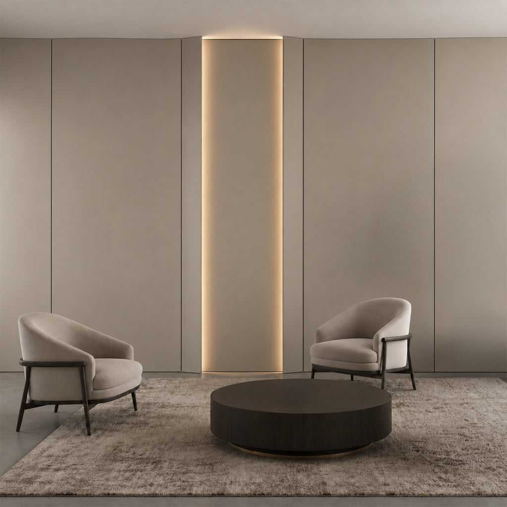 15*350 CM OUT CURVE WPC Wall Panel-OC MODLE: 150YYB  COLOUR : Dark Beige-H077Y