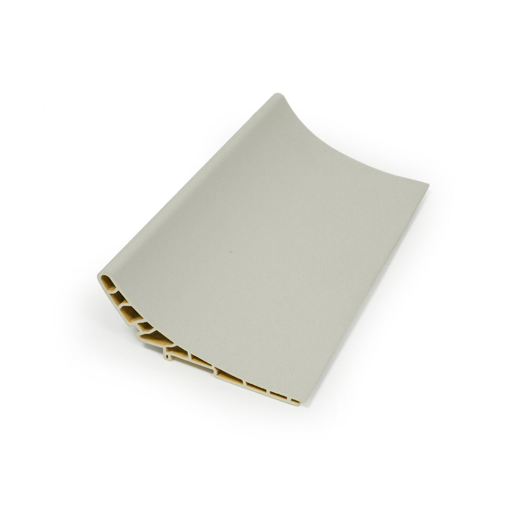 15*350 CM OUT CURVE WPC Wall Panel-OC MODLE: 150YYB  COLOUR : Morandi Green BP-110Y -  Wall Panels - ebarza Furniture UAE | Shop Modern Furniture in Abu Dhabi & Dubai - مفروشات ايبازرا في الامارات | تسوق اثاث عصري وديكورات مميزة في دبي وابوظبي