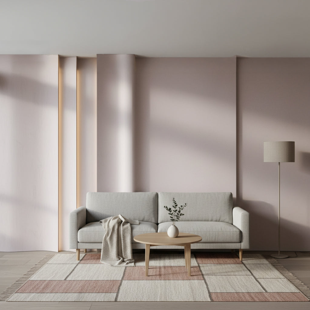 15*350 CM OUT CURVE WPC Wall Panel-OC MODLE: 150YYB  COLOUR : Morandi Pink BP-111R -  Wall Panels - ebarza Furniture UAE | Shop Modern Furniture in Abu Dhabi & Dubai - مفروشات ايبازرا في الامارات | تسوق اثاث عصري وديكورات مميزة في دبي وابوظبي