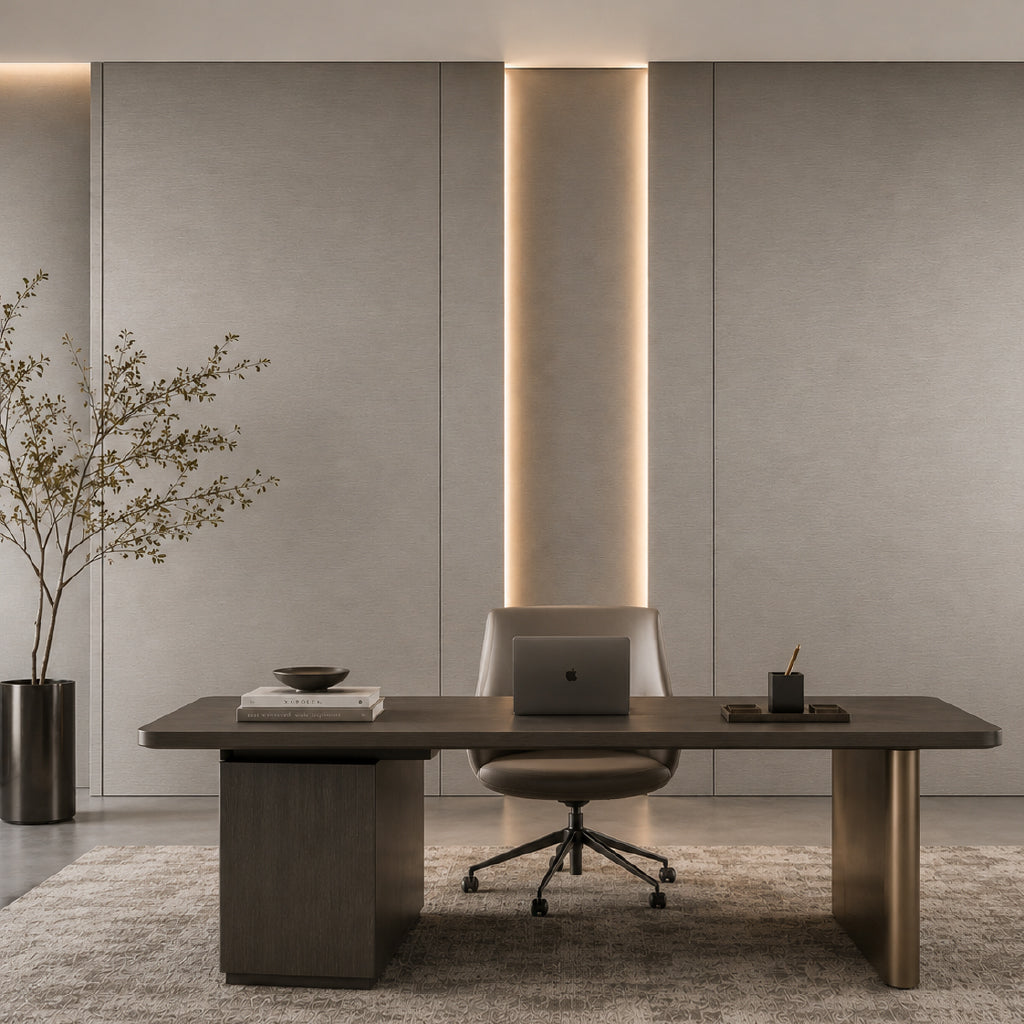 15*350 CM OUT CURVE WPC Wall Panel-OC MODLE: 150YYB  COLOUR : Gun Black Brushed Metal-1914