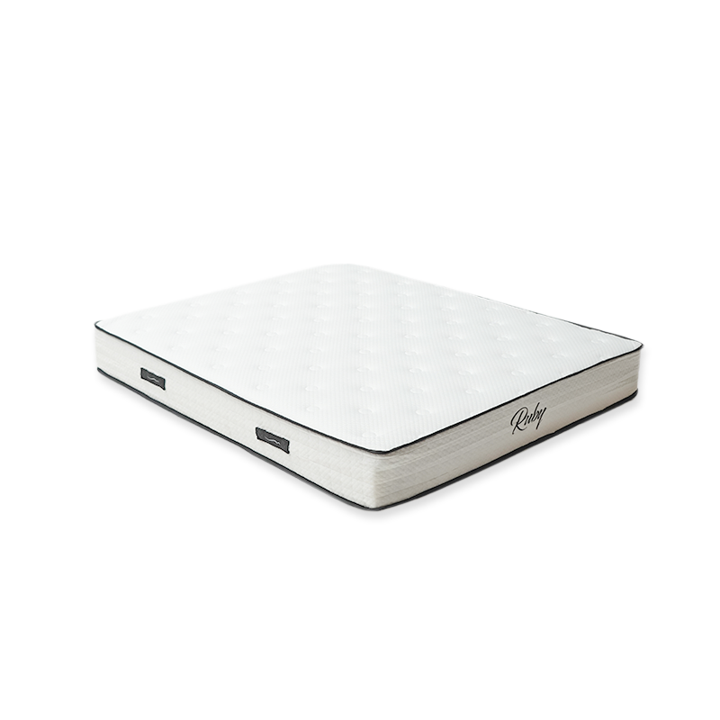 Queen size Ruby mattress by INDIVANI in 160x200 cm, showcasing plush fabric and supportive surface for comfortable sleep.