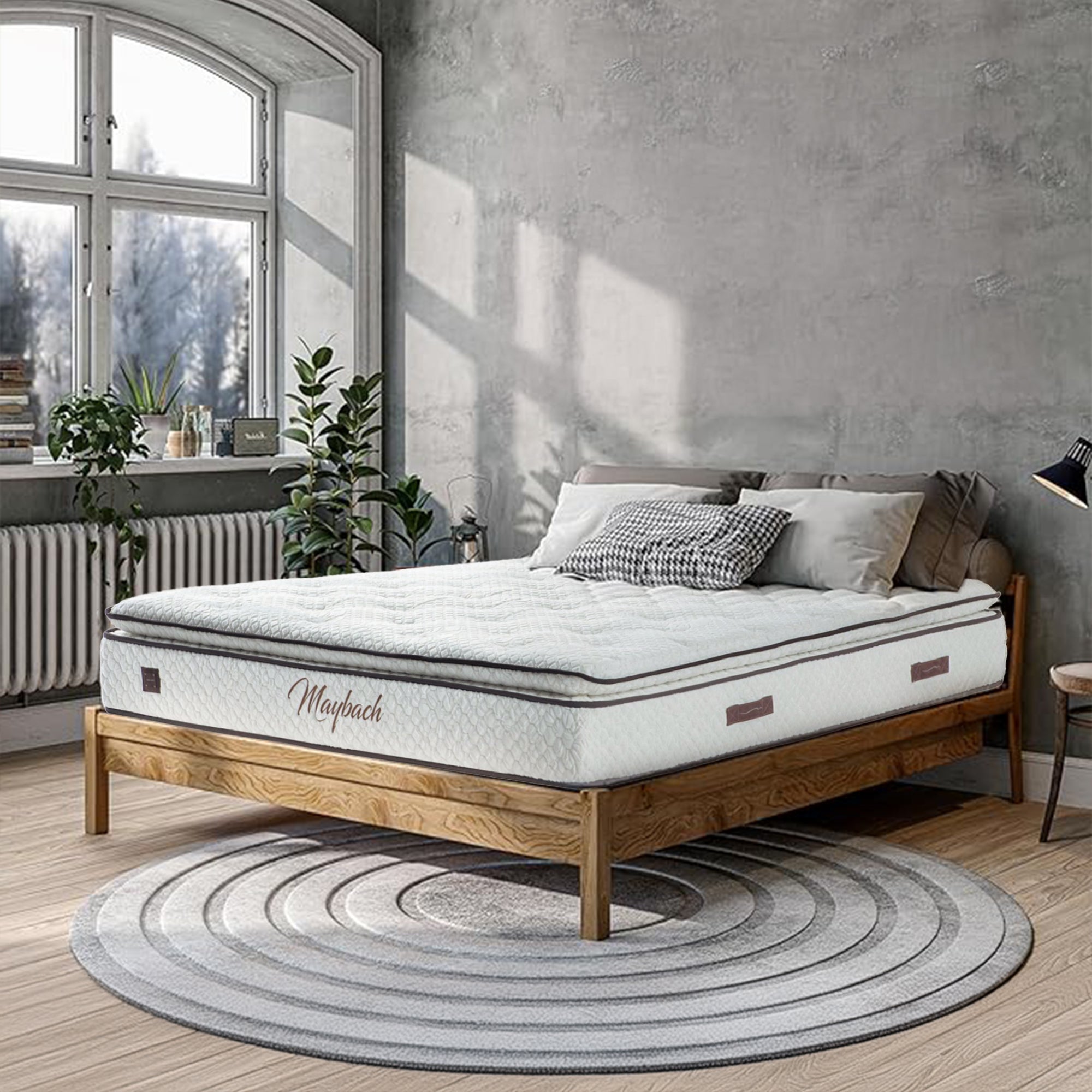 Pre-order 25 Days Delivery 180X200 Cm Indivani Maybach King Mattress IDVNI-MB180x200 -  Mattresses - ebarza Furniture UAE | Shop Modern Furniture in Abu Dhabi & Dubai - مفروشات ايبازرا في الامارات | تسوق اثاث عصري وديكورات مميزة في دبي وابوظبي