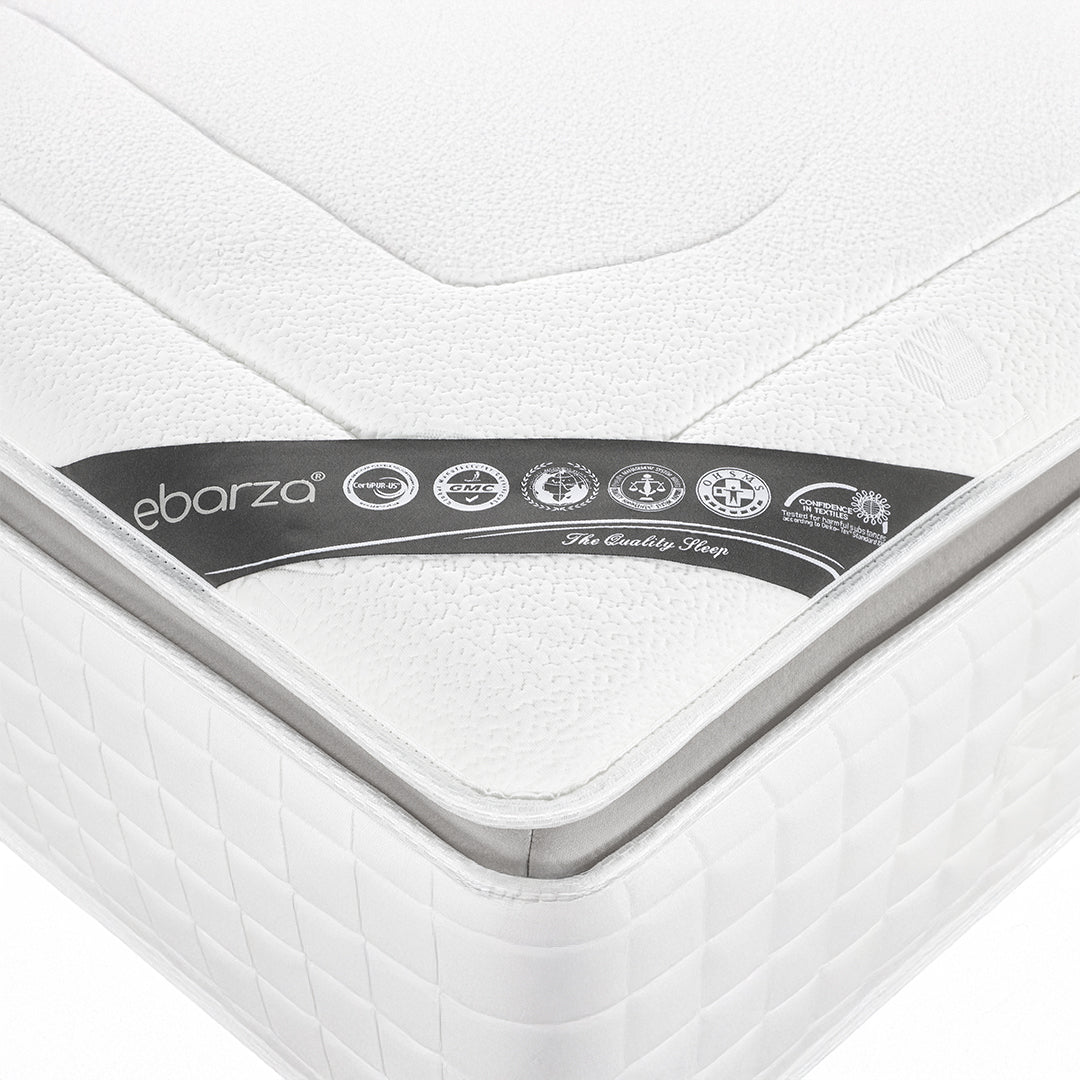 180x200cm BEACON Whisper King Size Pillow-Top Mattress with 32cm thickness, plush pillow-top surface, ideal for comfortable sleep.