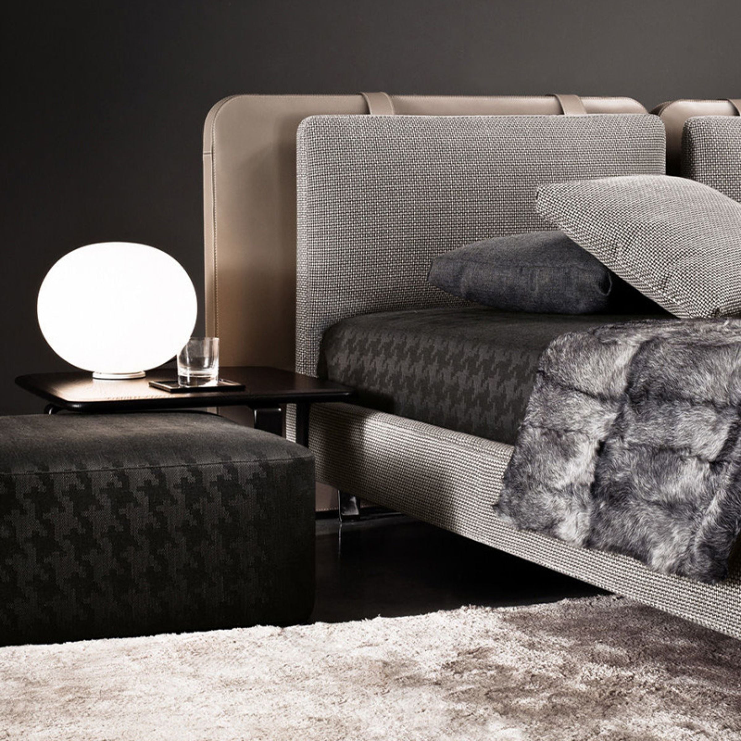 Palermo King Size Bed MLL-F01 -  Bedsteads | سرير باليرمو - ebarza Furniture UAE | Shop Modern Furniture in Abu Dhabi & Dubai - مفروشات ايبازرا في الامارات | تسوق اثاث عصري وديكورات مميزة في دبي وابوظبي