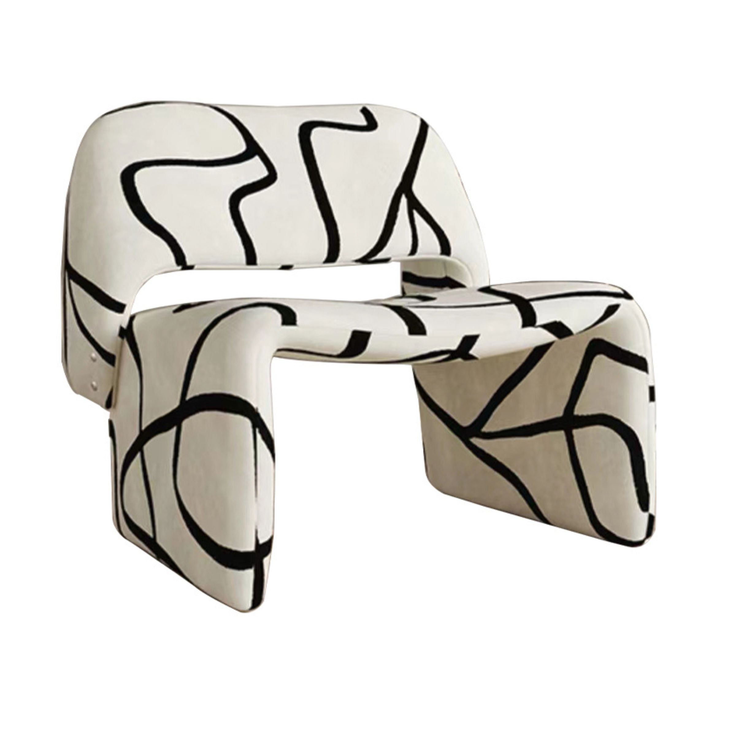 Cruella Lounge Chair MLL-A71 -  Lounge Chairs | كرويلا كرسي صالة - ebarza Furniture UAE | Shop Modern Furniture in Abu Dhabi & Dubai - مفروشات ايبازرا في الامارات | تسوق اثاث عصري وديكورات مميزة في دبي وابوظبي