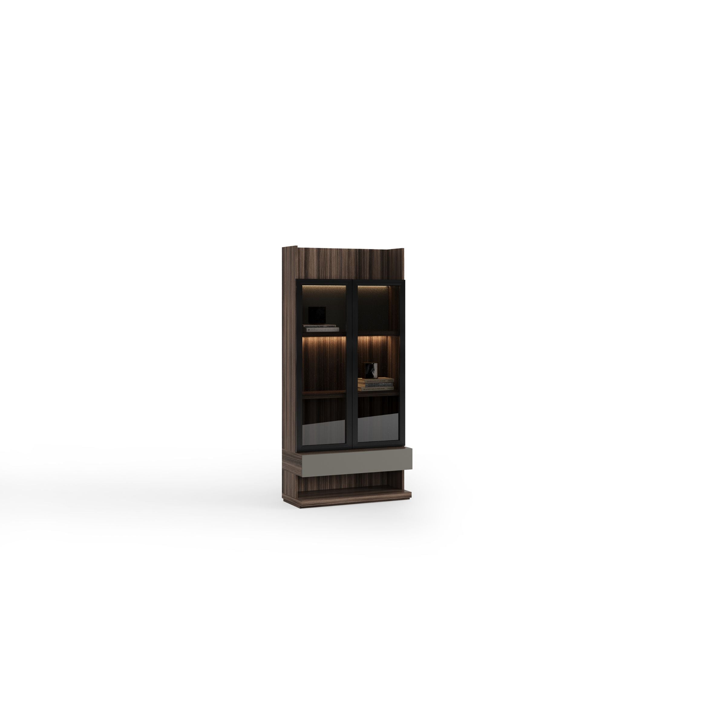 Lipa Glass Door Block Module - Modular TV / Wall Unit YOLIPA-GDB -  Bookcases | وحدة الباب الزجاجي من ليبا - وحدة تلفزيون / حائط معيارية - ebarza Furniture UAE | Shop Modern Furniture in Abu Dhabi & Dubai - مفروشات ايبازرا في الامارات | تسوق اثاث عصري وديكورات مميزة في دبي وابوظبي