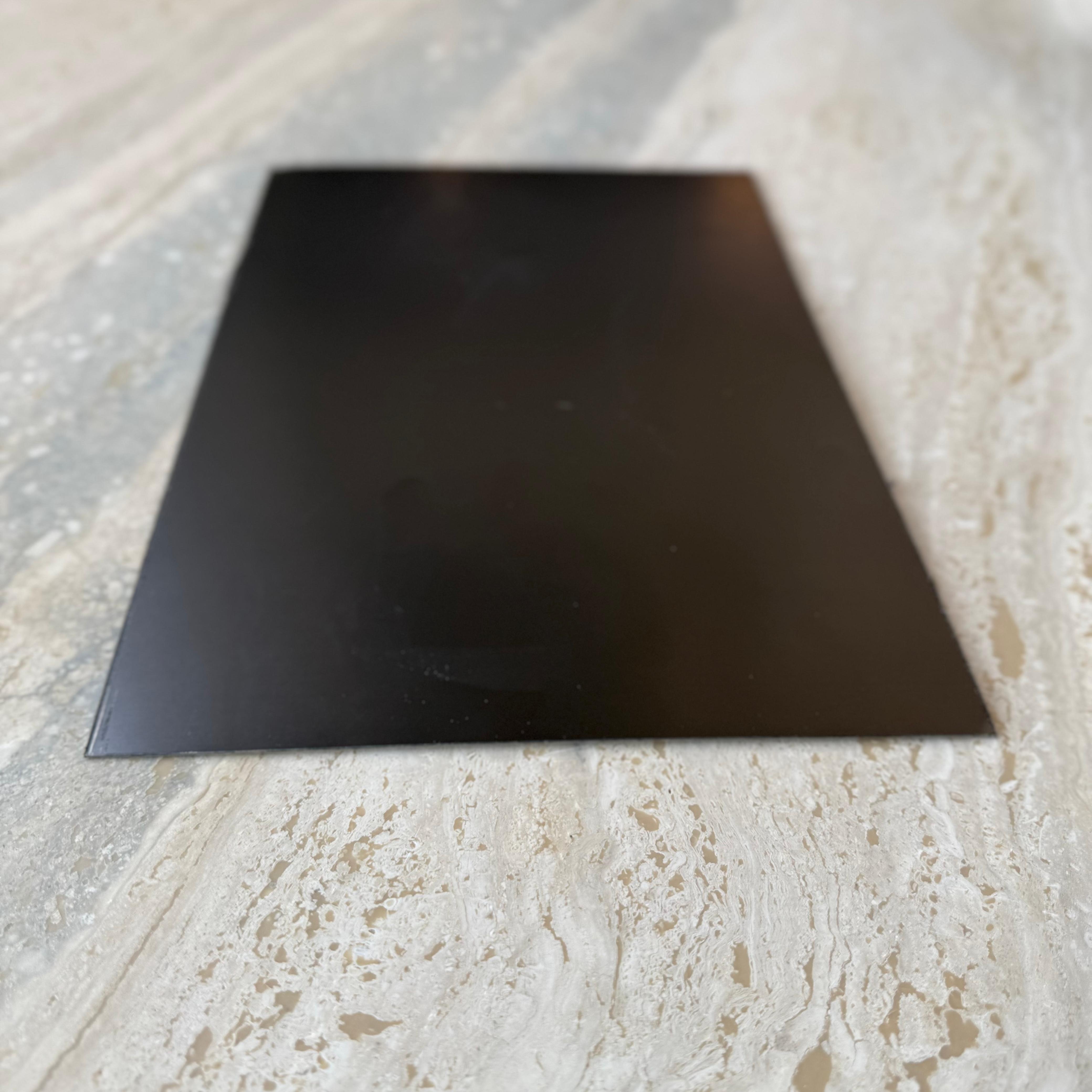 1mm Thickness (30cm) Stainless Steel Profile - Black - PR0009 -  wall-panels-profiles - ebarza Furniture UAE | Shop Modern Furniture in Abu Dhabi & Dubai - مفروشات ايبازرا في الامارات | تسوق اثاث عصري وديكورات مميزة في دبي وابوظبي