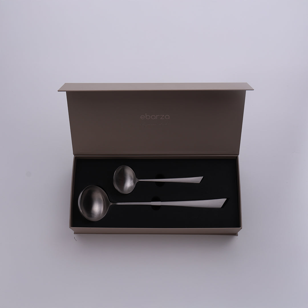 2 Pieces Edge Cutlery Set 6580S2 -  Cutlery Sets - ebarza Furniture UAE | Shop Modern Furniture in Abu Dhabi & Dubai - مفروشات ايبازرا في الامارات | تسوق اثاث عصري وديكورات مميزة في دبي وابوظبي