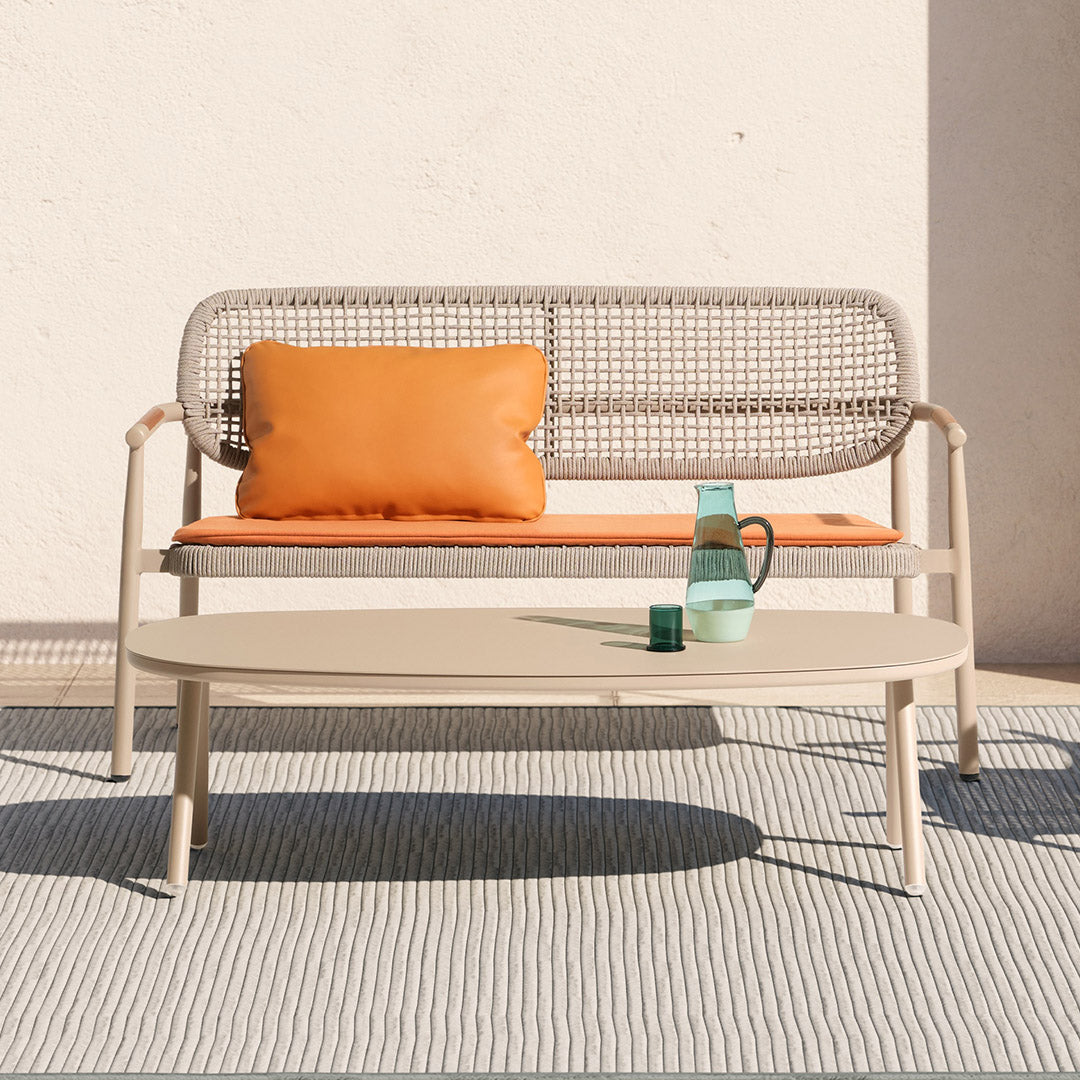Pre-order 25 Days Delivery Lunra 2-SEATER SOFA With ROPE AC2004B11ROP -  Outdoor Sofas - ebarza Furniture UAE | Shop Modern Furniture in Abu Dhabi & Dubai - مفروشات ايبازرا في الامارات | تسوق اثاث عصري وديكورات مميزة في دبي وابوظبي