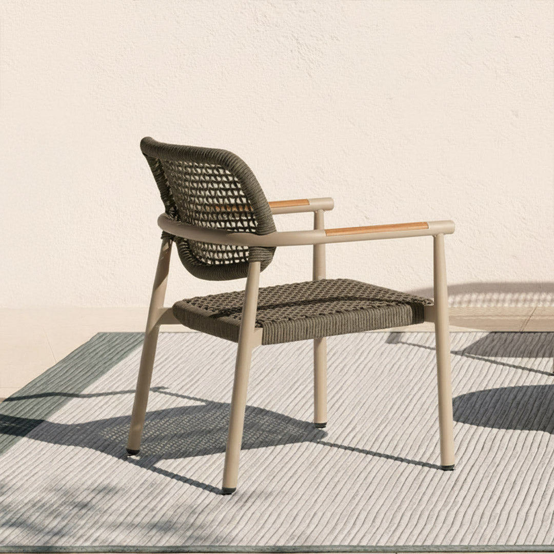 2004 LOUNGE  OUTDOOR ARMCHAIR W/ROPE AC2004B10ROP -  Lounge Chairs - ebarza Furniture UAE | Shop Modern Furniture in Abu Dhabi & Dubai - مفروشات ايبازرا في الامارات | تسوق اثاث عصري وديكورات مميزة في دبي وابوظبي