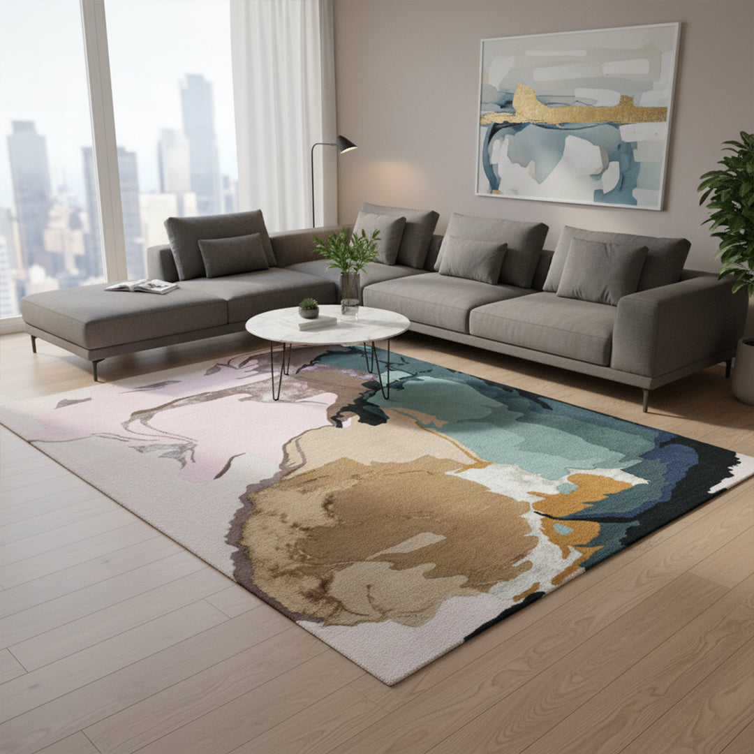 300X200 Cm Handmade Wool Rug Jh-20741-Xl -  Rugs - ebarza Furniture UAE | Shop Modern Furniture in Abu Dhabi & Dubai - مفروشات ايبازرا في الامارات | تسوق اثاث عصري وديكورات مميزة في دبي وابوظبي