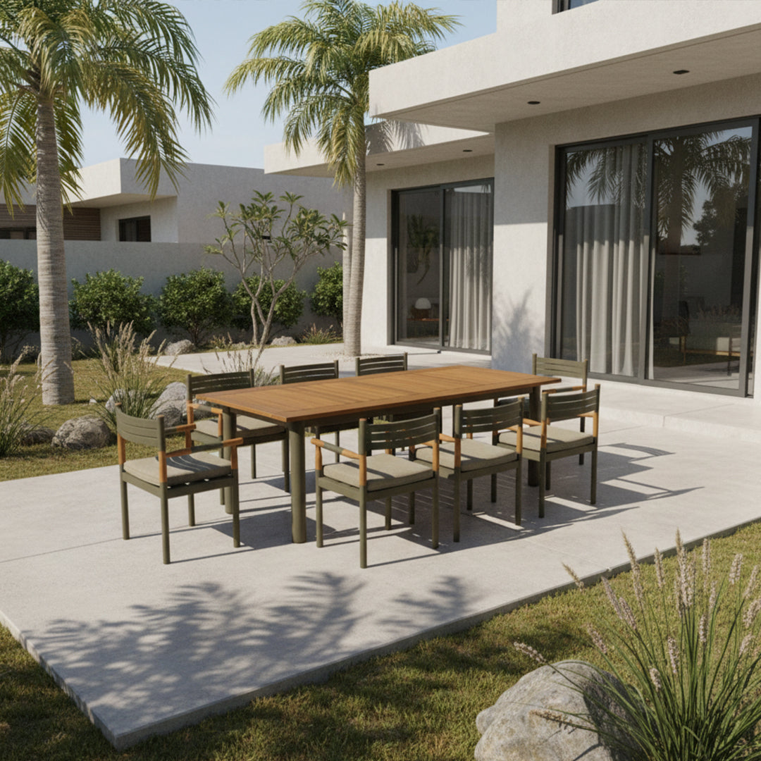 230x110 ALCON DINNING TABLE ALB-DT-002 -  Outdoor Tables - ebarza Furniture UAE | Shop Modern Furniture in Abu Dhabi & Dubai - مفروشات ايبازرا في الامارات | تسوق اثاث عصري وديكورات مميزة في دبي وابوظبي