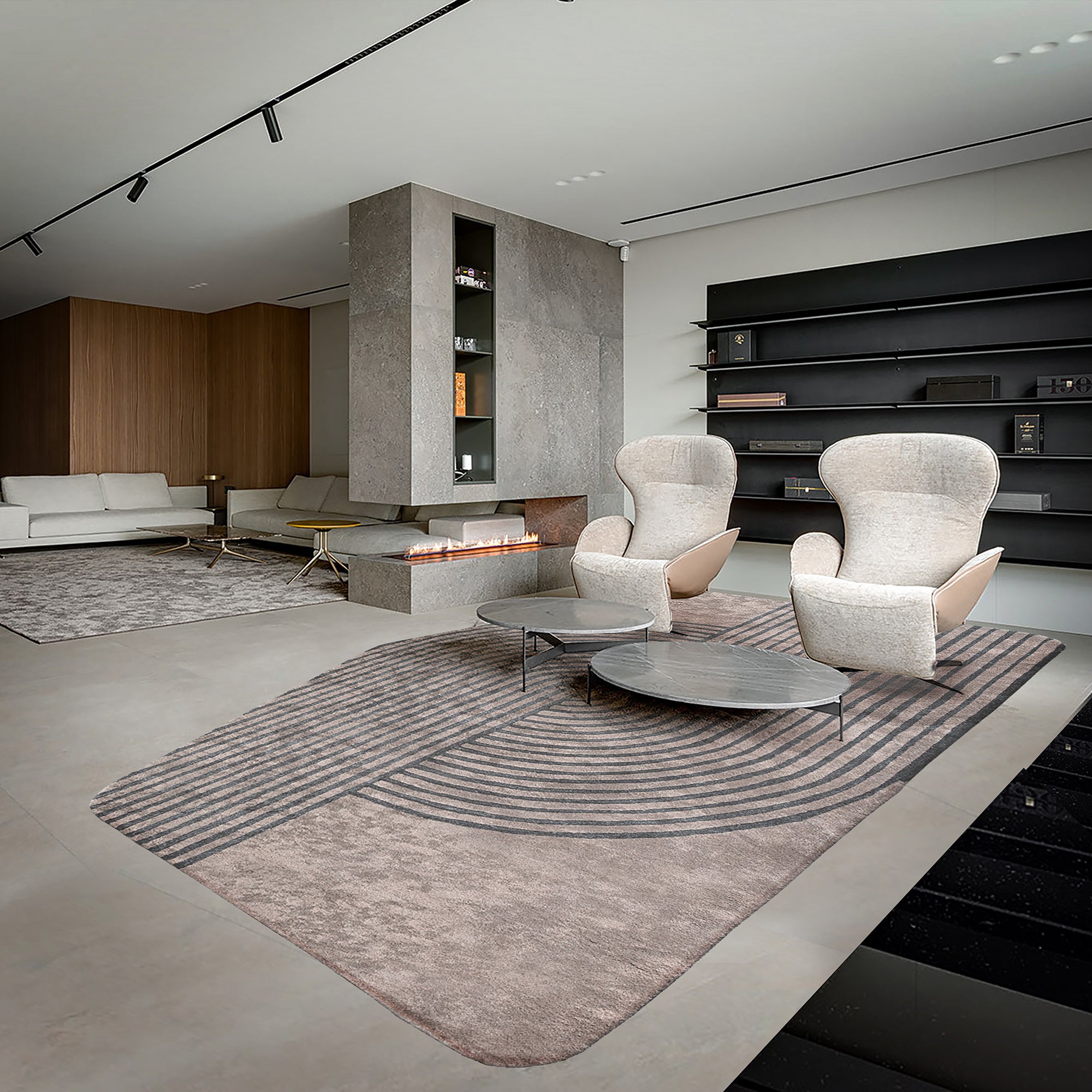 230X160 Cm   WOOL BEIGE AND BROWN  Rug JH-22731 -  Rugs - ebarza Furniture UAE | Shop Modern Furniture in Abu Dhabi & Dubai - مفروشات ايبازرا في الامارات | تسوق اثاث عصري وديكورات مميزة في دبي وابوظبي