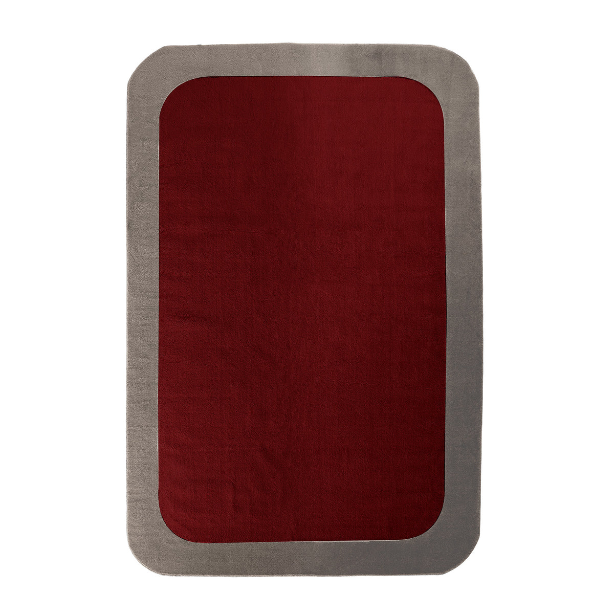 230x160 cm COOL HALI FRAME-03 handmade rug with rounded corners in a modern framed design