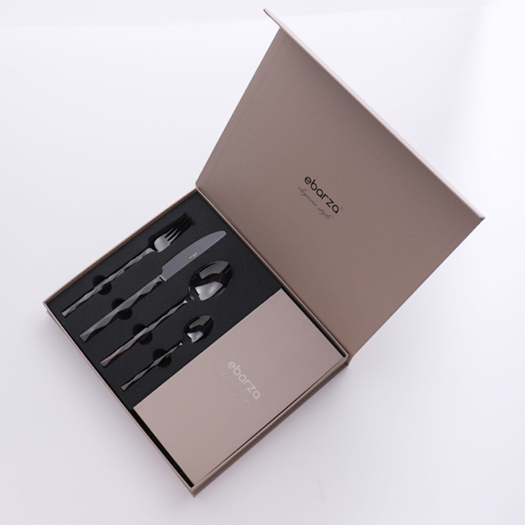24 Pieces Vero Cutlery Set 6823MB -  Cutlery Sets - ebarza Furniture UAE | Shop Modern Furniture in Abu Dhabi & Dubai - مفروشات ايبازرا في الامارات | تسوق اثاث عصري وديكورات مميزة في دبي وابوظبي