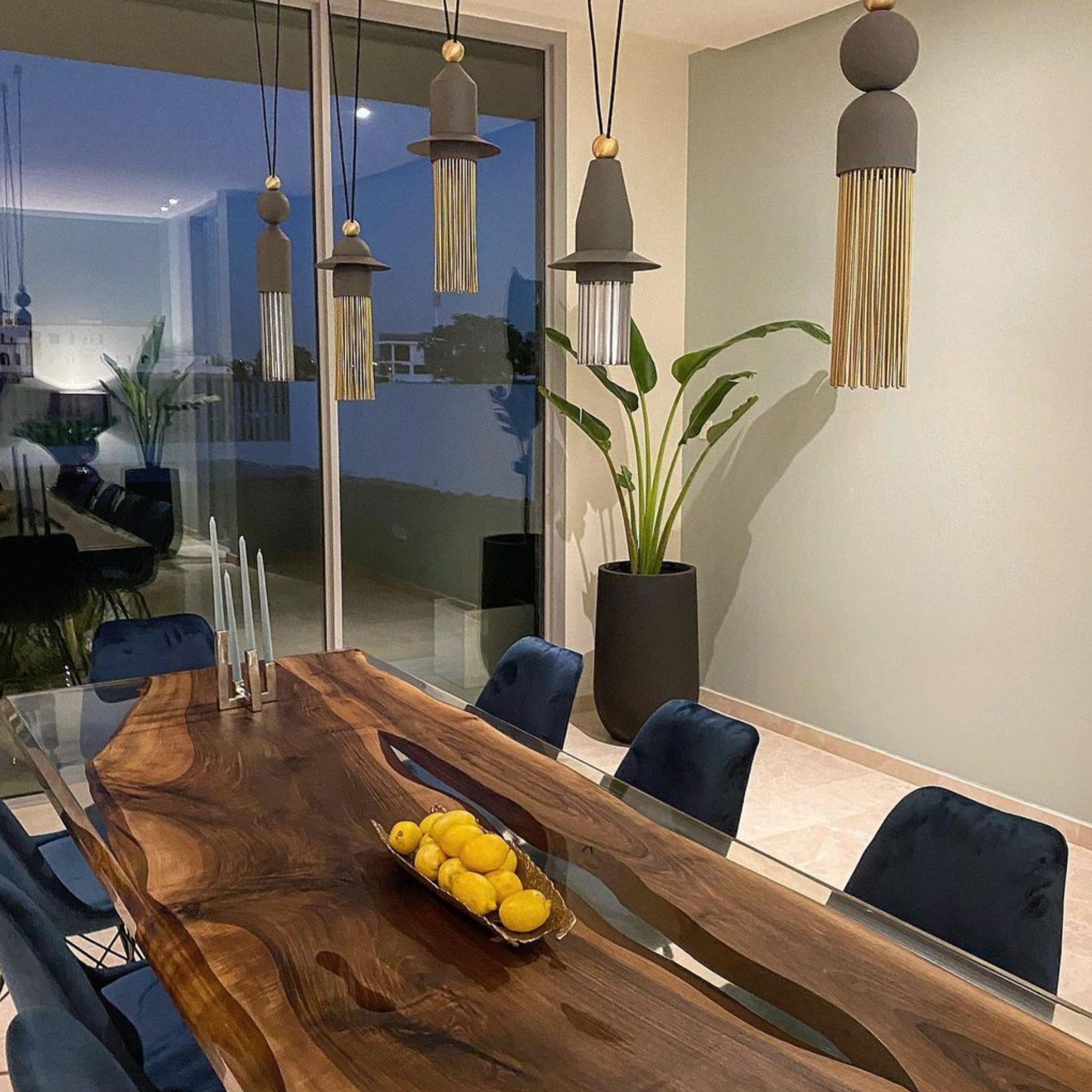 240X100 Cm Live Edge Resin Dining Table Top San240X100 -  Table Tops - ebarza Furniture UAE | Shop Modern Furniture in Abu Dhabi & Dubai - مفروشات ايبازرا في الامارات | تسوق اثاث عصري وديكورات مميزة في دبي وابوظبي