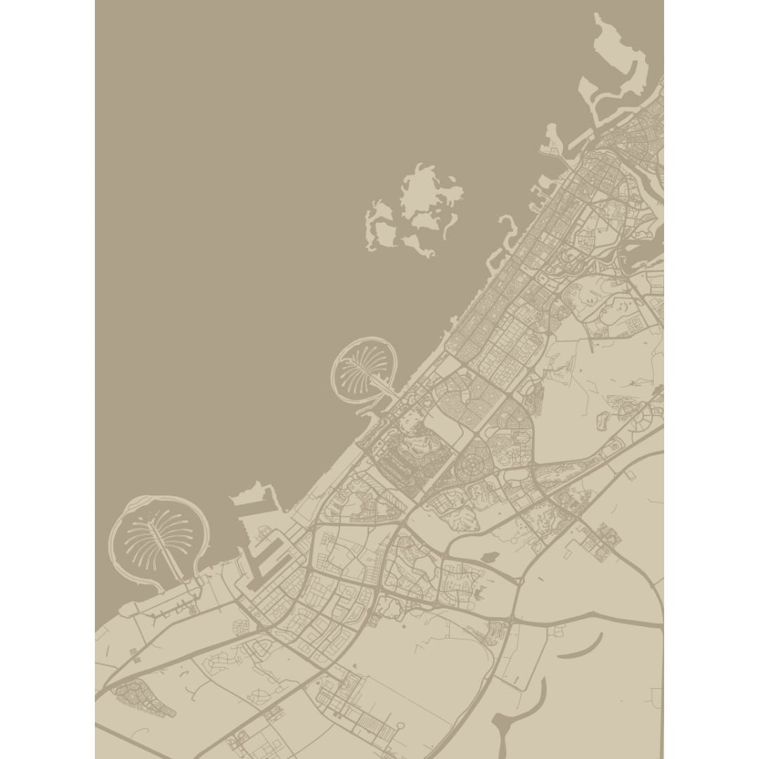 Pre-order 75 Days Delivery 244x320cm Artistic Craved Painting WALL PANELCOLOUR :DUBAI map 3926909090