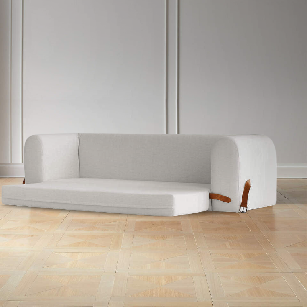 Buy Display Item Optimus White Modern Sofa Bed 18076E Nakheel