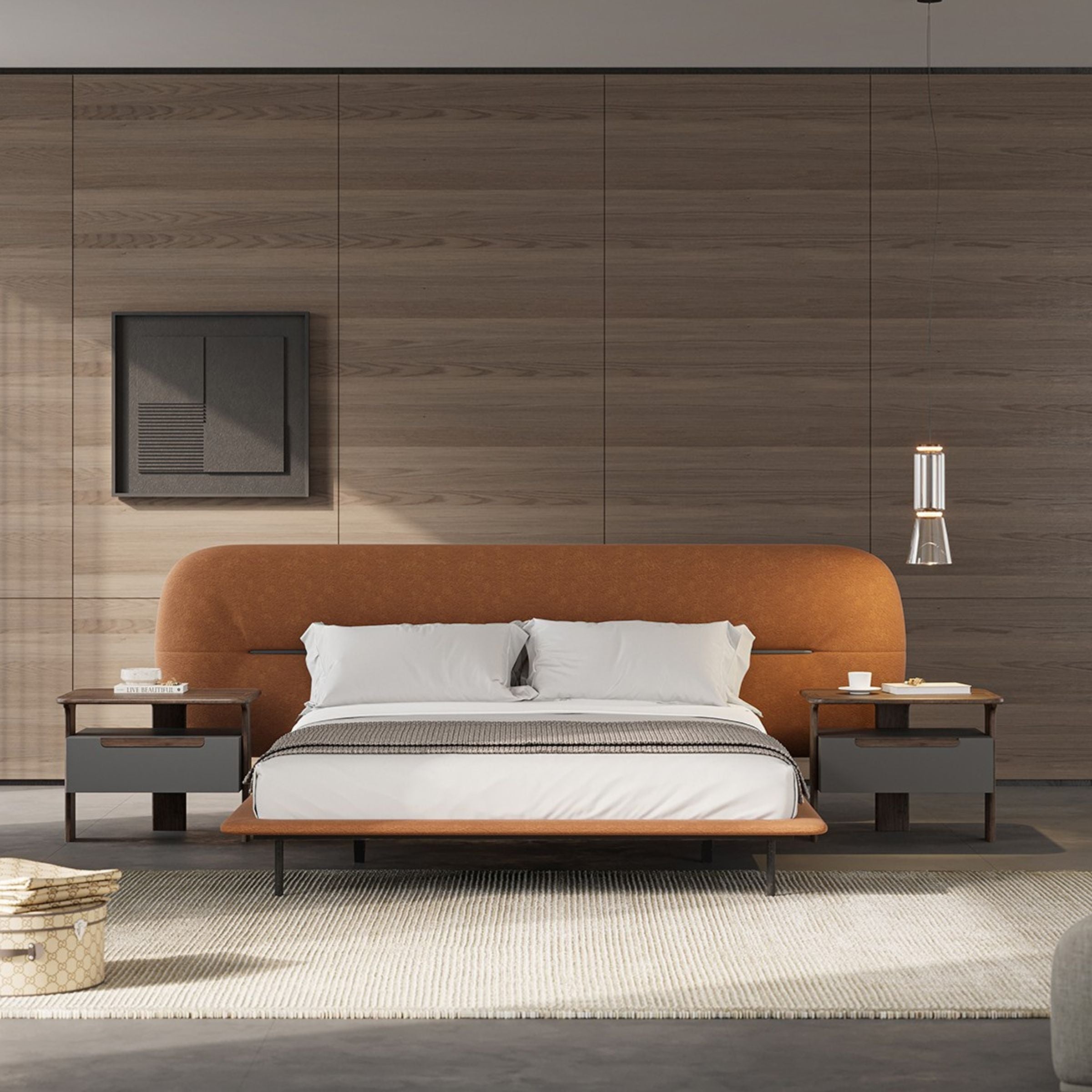 2X Lova Bedside Tables YOLVA-2NS -  Bedside Tables - ebarza Furniture UAE | Shop Modern Furniture in Abu Dhabi & Dubai - مفروشات ايبازرا في الامارات | تسوق اثاث عصري وديكورات مميزة في دبي وابوظبي