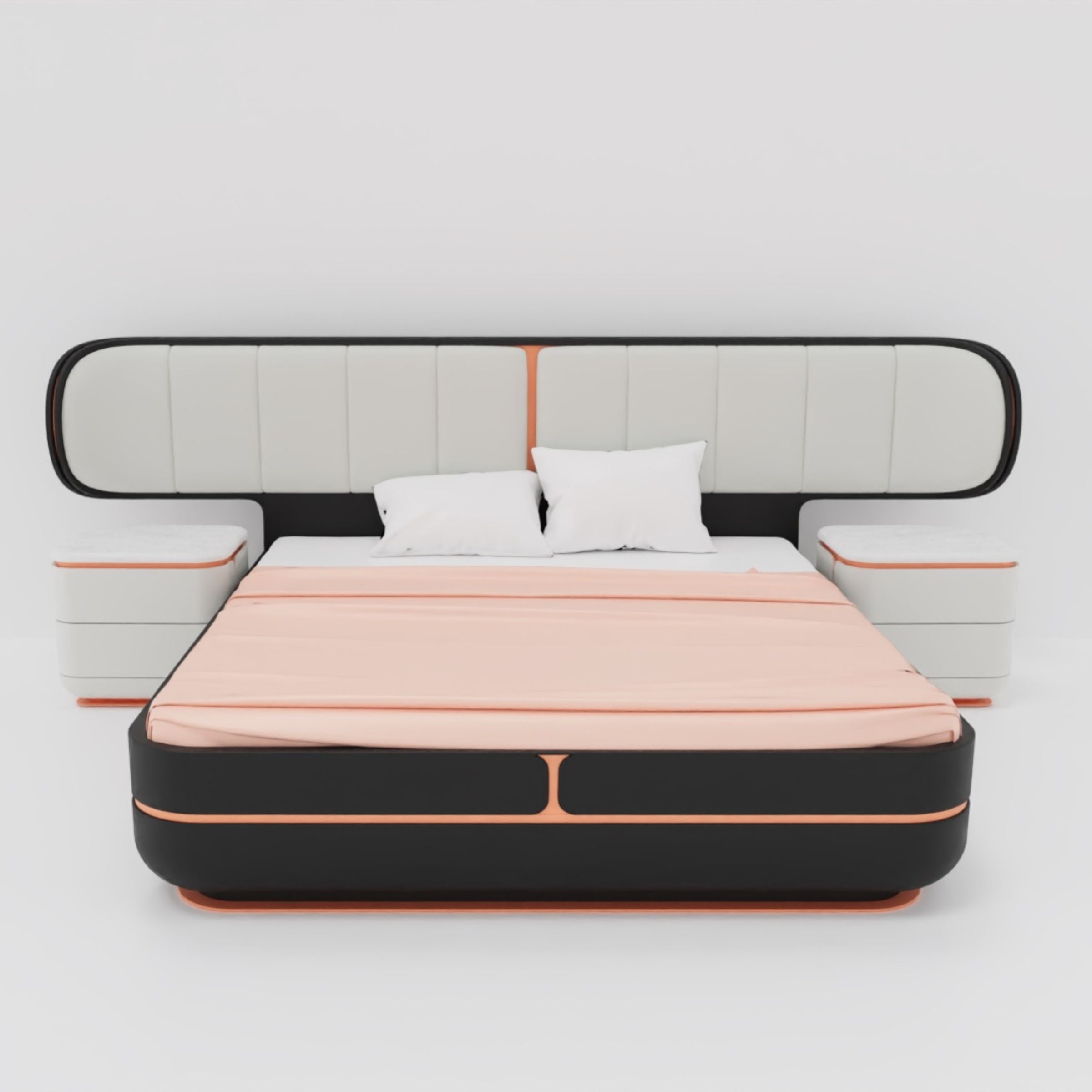 AS IS - 2X Tulip Bedside Tables KOMTLP001 -  DISPLAY ITEM - ebarza Furniture UAE | Shop Modern Furniture in Abu Dhabi & Dubai - مفروشات ايبازرا في الامارات | تسوق اثاث عصري وديكورات مميزة في دبي وابوظبي