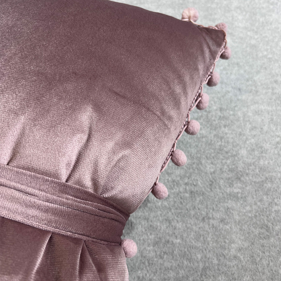 BEACON Dorothy Flannelette Cushion with filling, 30x50 inches, featuring soft flannel fabric and decorative stitching.