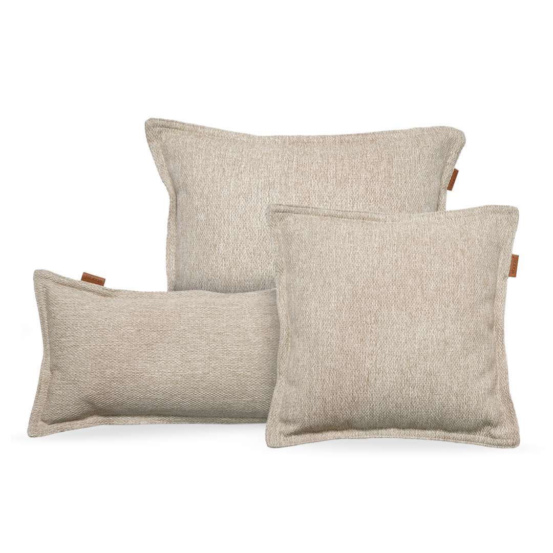 30*60  PILLOW With Zipper - Laconcha140-Beige -  Cushions - ebarza Furniture UAE | Shop Modern Furniture in Abu Dhabi & Dubai - مفروشات ايبازرا في الامارات | تسوق اثاث عصري وديكورات مميزة في دبي وابوظبي