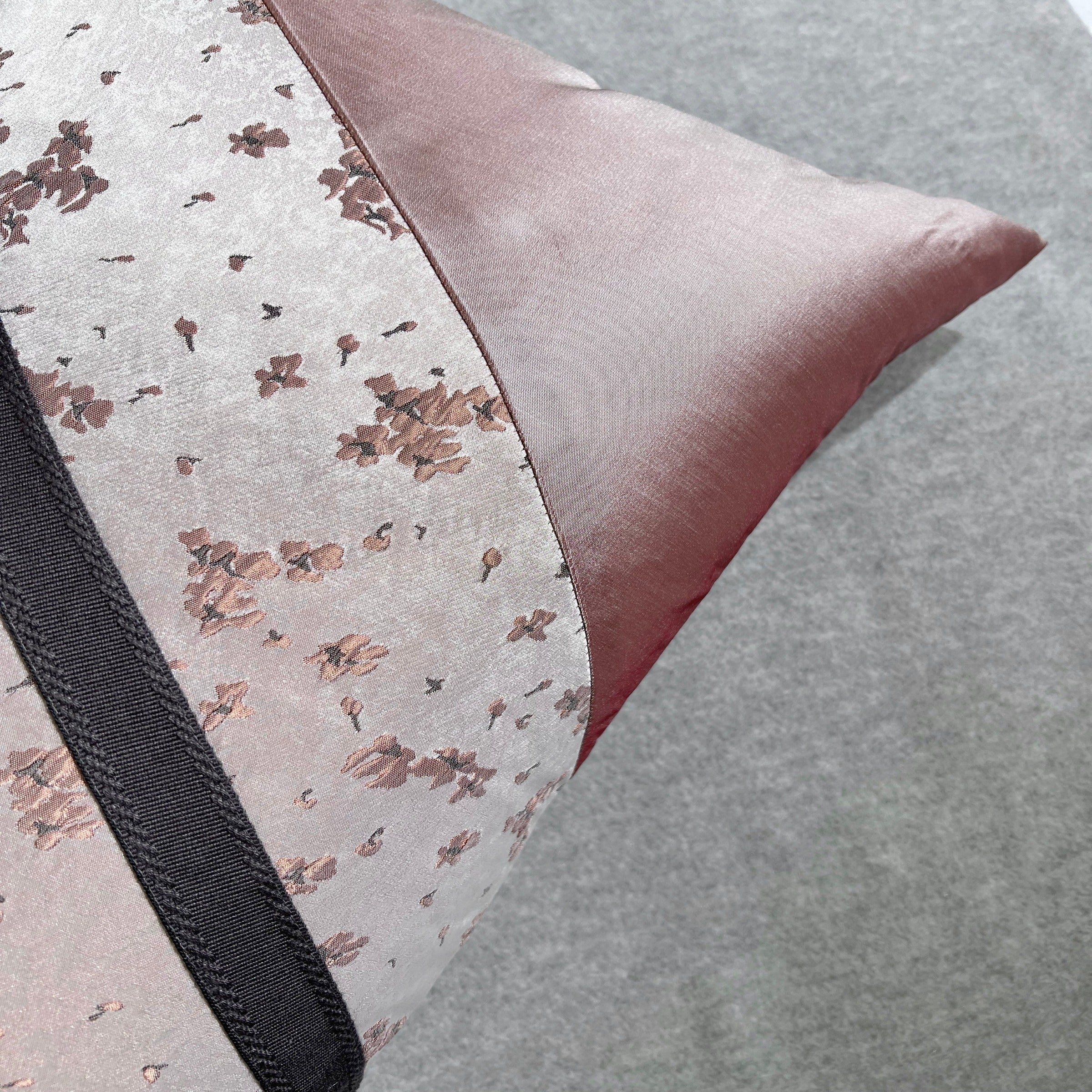 Beacon Quentin patchwork cushion in 30x60 inches with colorful fabric, decorative cushion for sofa or bed.