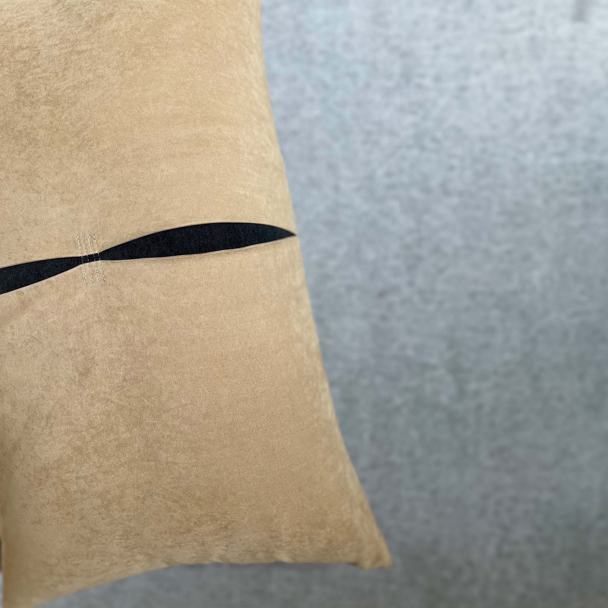 BEACON 30x60 cm Xihan suede imitation cushion ECC087, soft plush cushion with stylish design for home decor
