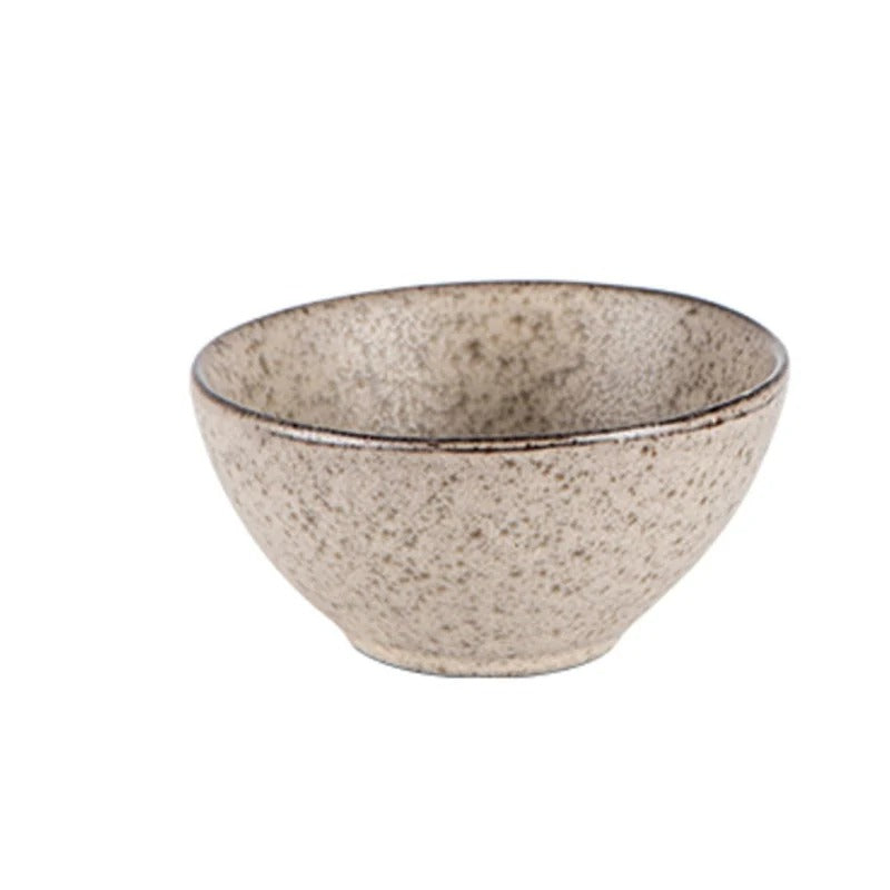 Set of 30-piece Asian Zen ceramic dinnerware set for 6 people with elegant, minimalist design by BEACON.