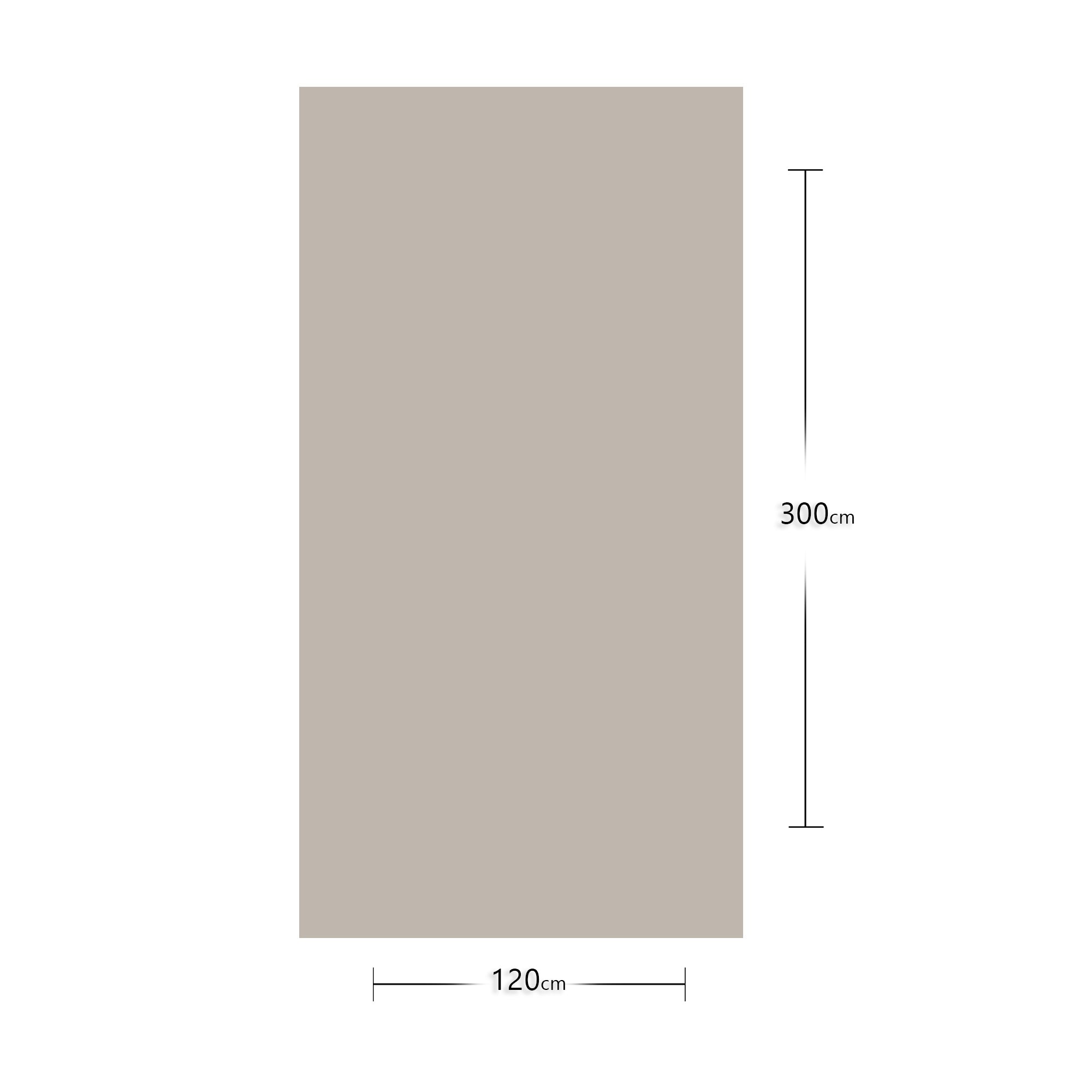 Light grey WPC wall panel with skin-like surface in yellow khaki, 300 x 120 cm, from BEACON decorative wall panel collection.