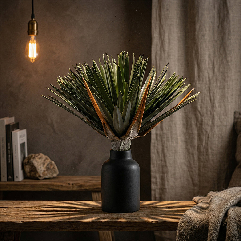 Artificial Agave Sisalana plant with 184 leaves, realistic faux greenery from BEACON XYDG, perfect for home decor.