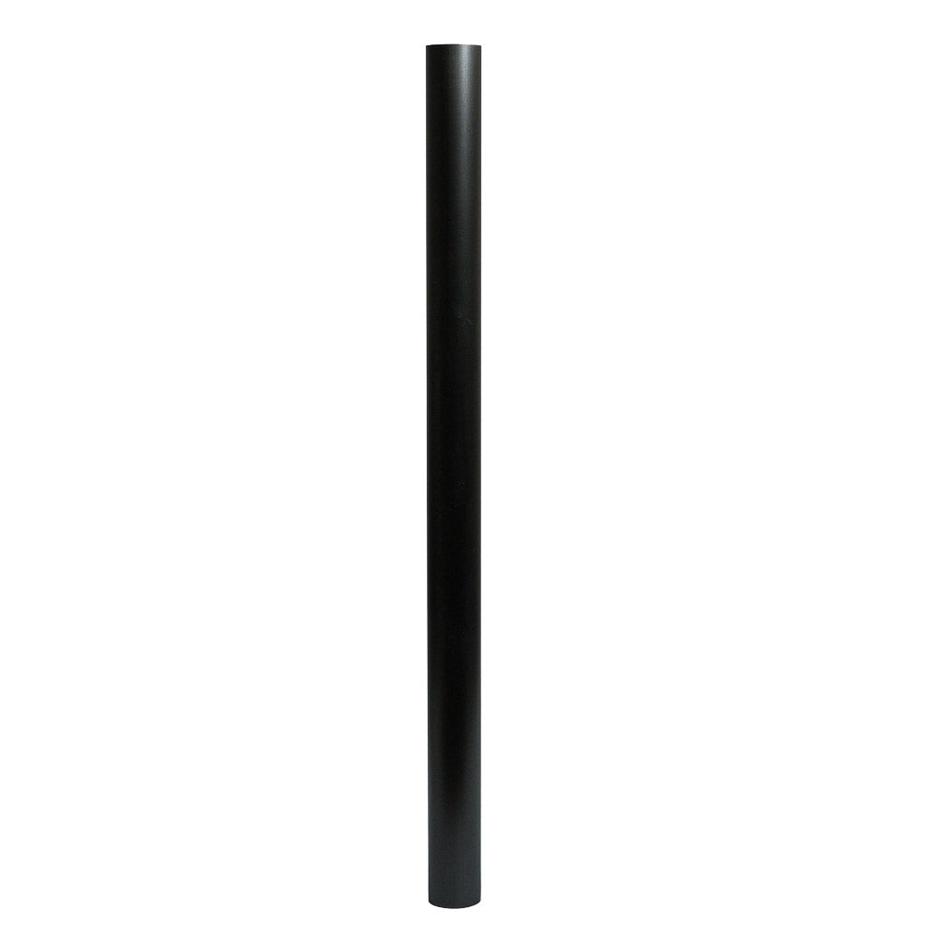 Close-up of BEACON 304 stainless steel cylindrical column pipe, customized wall panel profile with smooth finish.