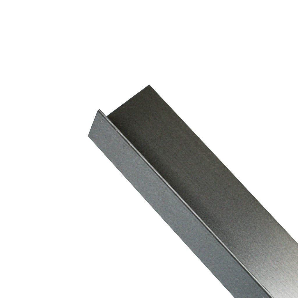 Black hairline finish 304 stainless steel straight skirting profile for wall panels, customized PR251114 by BEACON.