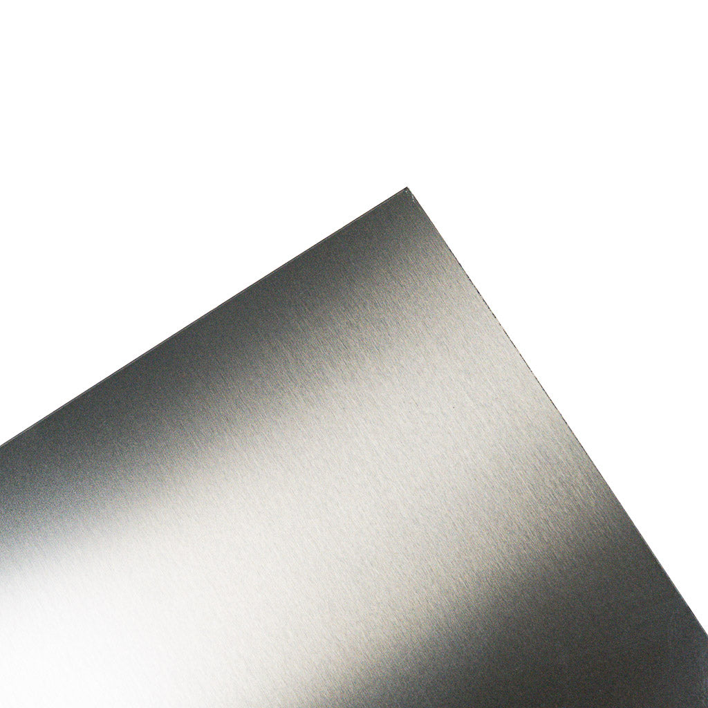Stainless steel flat wall panels 60x320cm with black hairline finish by BEACON, ideal for modern interior wall decor.