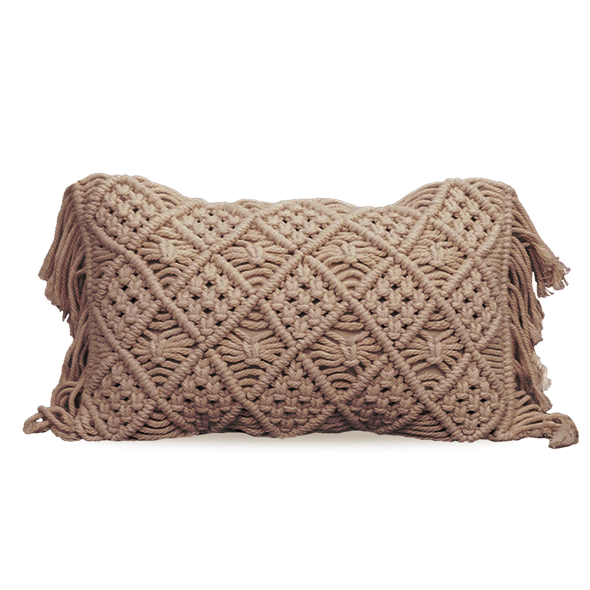 30x50 cm Rope Waist Pillow by BEACON, featuring textured rope design, ideal for cushions and home decor.