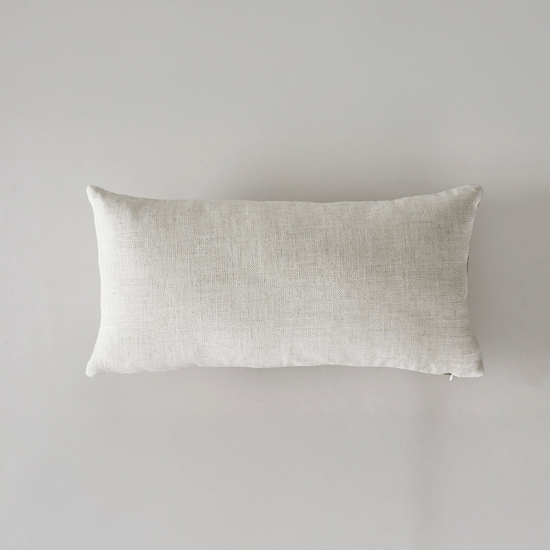 30x60cm BEACON Gerda Jacquard Cushion ECC153 with intricate woven fabric and decorative pattern.