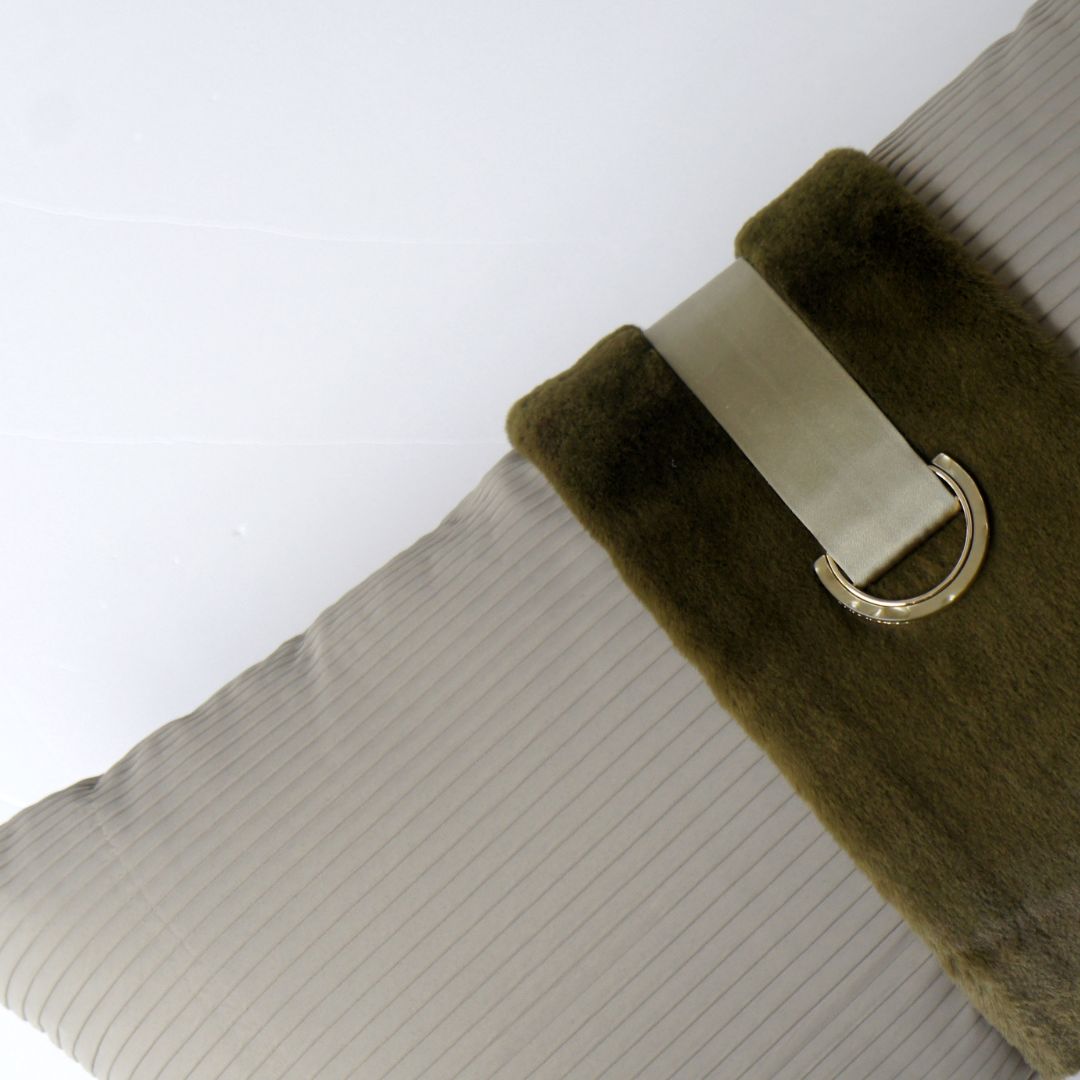 30x60CM SKJJ LUCIA D-Type Buckle Cushion ECC160