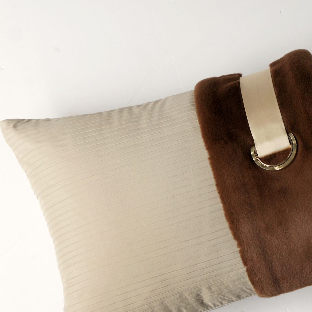 30x60CM SKJJ LUCIA D-Type Buckle Cushion ECC161