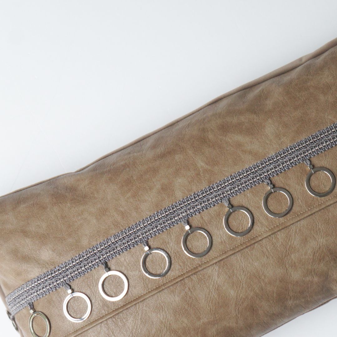 30x60CM ebarza Bronze-Ring Webbing Cushion ECC173 -  Cushions - ebarza Furniture UAE | Shop Modern Furniture in Abu Dhabi & Dubai - مفروشات ايبازرا في الامارات | تسوق اثاث عصري وديكورات مميزة في دبي وابوظبي