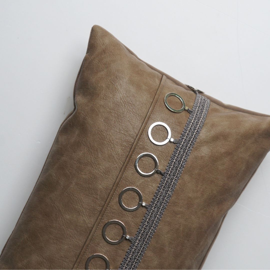 30x60CM ebarza Bronze-Ring Webbing Cushion ECC173 -  Cushions - ebarza Furniture UAE | Shop Modern Furniture in Abu Dhabi & Dubai - مفروشات ايبازرا في الامارات | تسوق اثاث عصري وديكورات مميزة في دبي وابوظبي