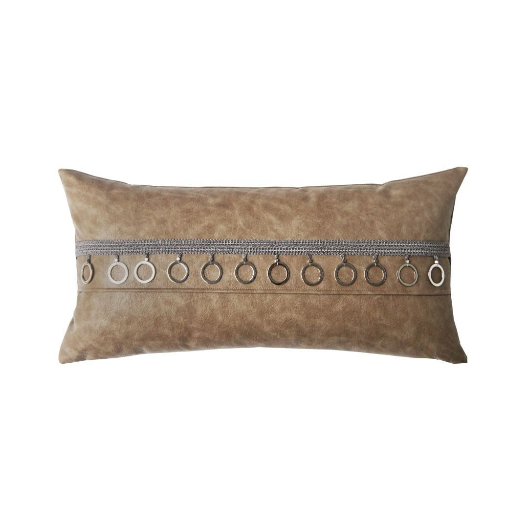 30x60CM ebarza Bronze-Ring Webbing Cushion ECC173 -  Cushions - ebarza Furniture UAE | Shop Modern Furniture in Abu Dhabi & Dubai - مفروشات ايبازرا في الامارات | تسوق اثاث عصري وديكورات مميزة في دبي وابوظبي