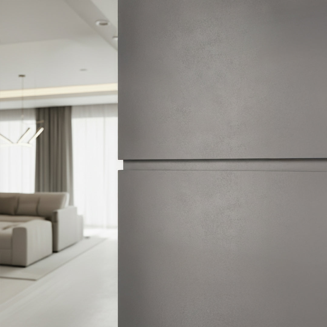 320H-ALUMINUM PROFILE- ADJUSTABLE U-PROFILE  COLOUR : Dark Cement BP-102Y -  wall-panels-profiles - ebarza Furniture UAE | Shop Modern Furniture in Abu Dhabi & Dubai - مفروشات ايبازرا في الامارات | تسوق اثاث عصري وديكورات مميزة في دبي وابوظبي