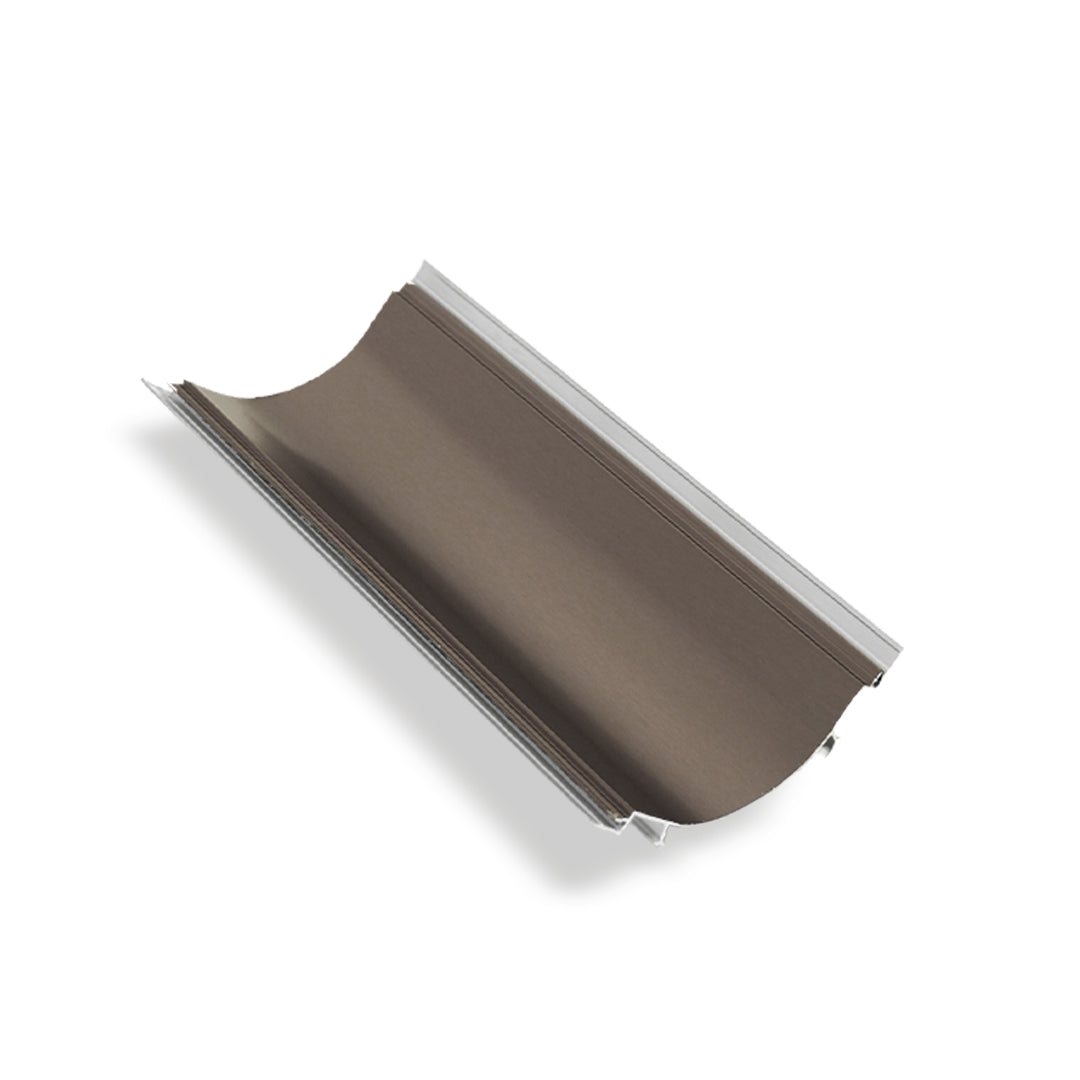 320H-ALUMINUM PROFILE- DESIGN SHAPE: Incorner Trim  COLOUR:  Brass Brushed Metal BP-104K