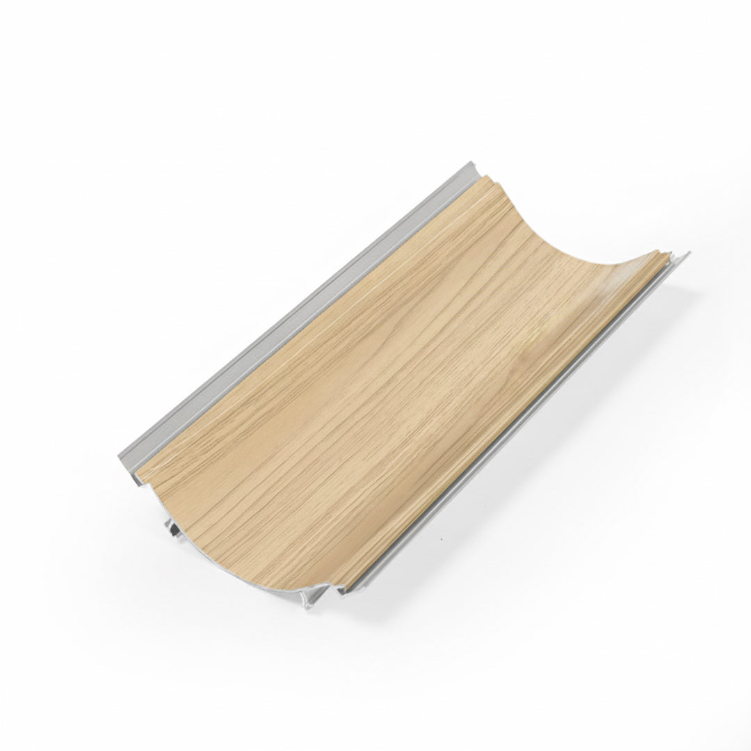 320H-ALUMINUM PROFILE- DESIGN SHAPE: Incorner Trim COLOUR:  Brown Oak BP-106Y