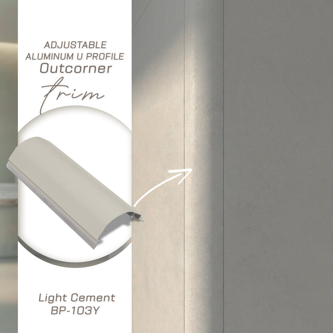 سماكة 8 مم (1.8 سم) مقطع ألومنيوم على شكل حرف U - أسود - PR0042
