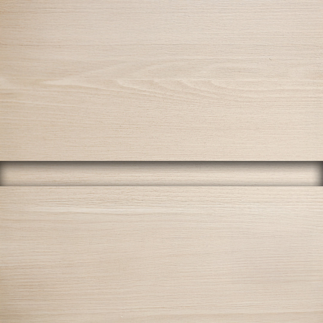 Aluminum U-profile wall panel in Baikal Walnut for adjustable decorative wall panels by BEACON, model 320H.