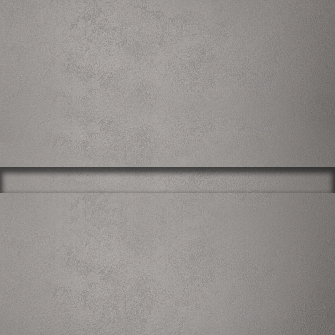 Dark cement aluminum U-profile wall panel profile, adjustable 320H BEACON brand, for modern interior wall panel installations.