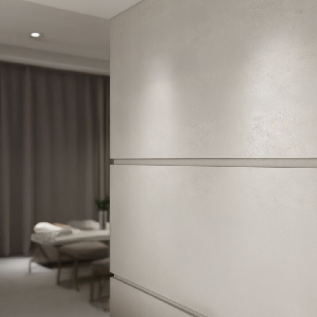 320H-ALUMINUM PROFILE- ADJUSTABLE U-PROFILE  COLOUR : Light Cement BP-103Y -  wall-panels-profiles - ebarza Furniture UAE | Shop Modern Furniture in Abu Dhabi & Dubai - مفروشات ايبازرا في الامارات | تسوق اثاث عصري وديكورات مميزة في دبي وابوظبي