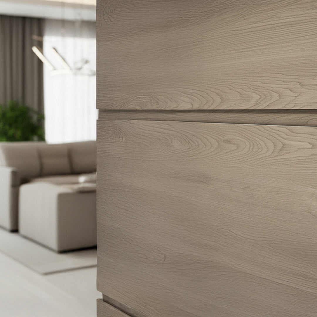 320H-ALUMINUM PROFILE- ADJUSTABLE U-PROFILE  COLOUR: North American Oak-H199Y -  wall-panels-profiles - ebarza Furniture UAE | Shop Modern Furniture in Abu Dhabi & Dubai - مفروشات ايبازرا في الامارات | تسوق اثاث عصري وديكورات مميزة في دبي وابوظبي